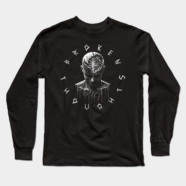 Surreal Broken Mind Long Sleeve T-Shirt by MetalByte